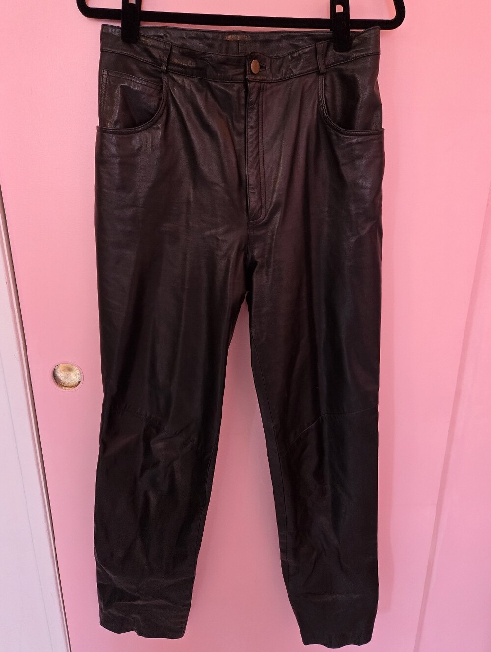 Vintage Leather Jeans